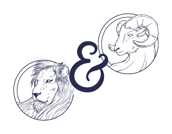 Löwe und Widder