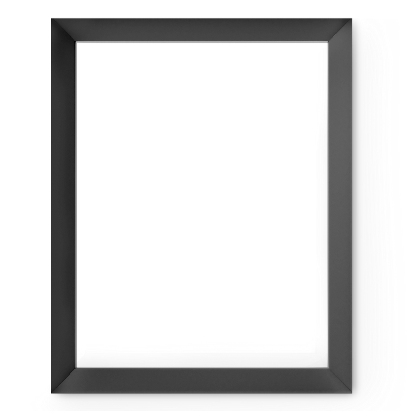 Holzrahmen schwarz image
