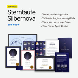 Sterntaufe Silbernova - Das perfekte Einstiegspaket