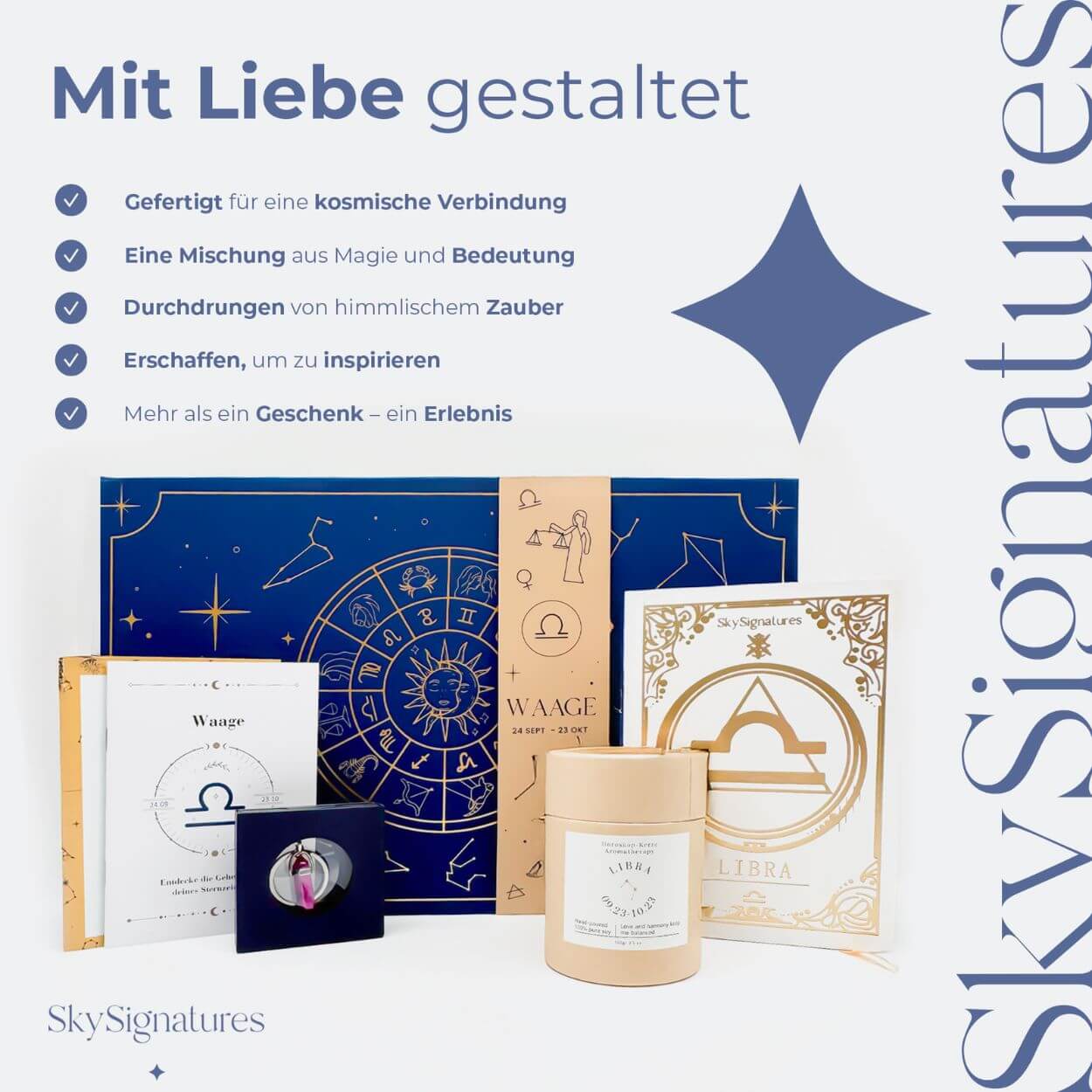 Das Essentials Sternzeichen Geschenkset ist mit viel Liebe gestaltet