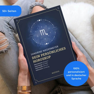 Personalisiertes Geburtshoroskopbuch in deutscher Sprache