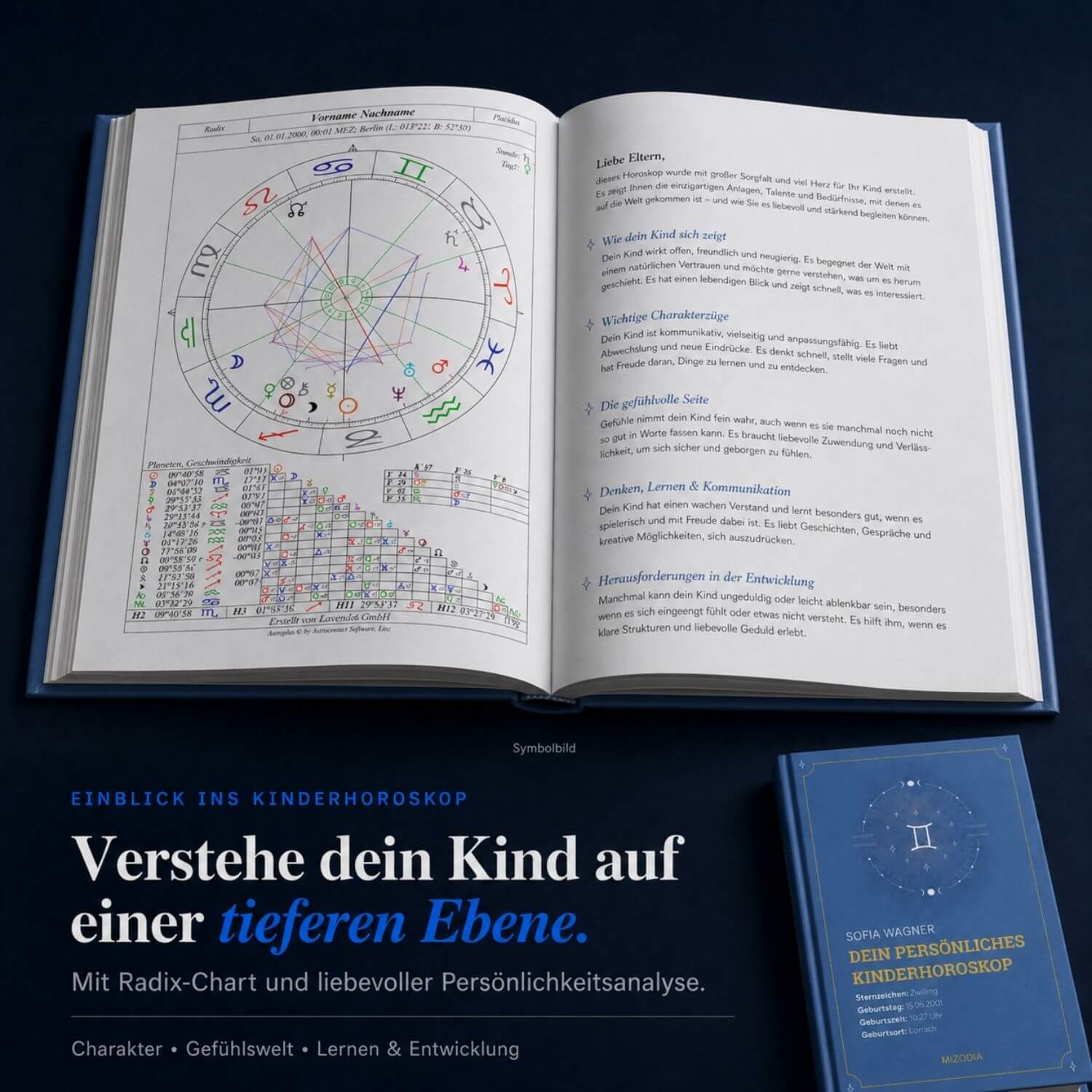 Personalisiertes Kinder-Horoskop