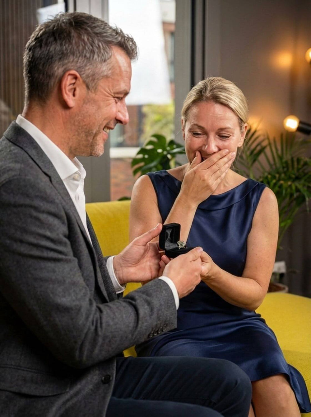 Der Moment der Übergabe – echte Überraschung und Emotion